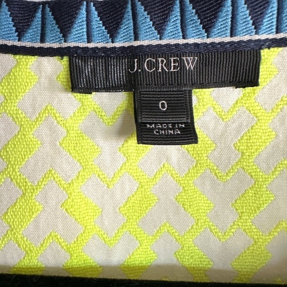J crew neon shift dress size 0 - Picture 5 of 8